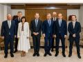 Integrantes de los equipos directivos que participaron en la operación en la que Abanca compró EuroBic en 2023