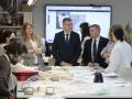 La alcaldesa de A Coruña, Inés Rey, exige a la Xunta un Plan de rehabilitación integral para los edificios educativos de la ciudad Visita del conselleiro de Educación, Román Rodríguez al Centro Integrado de FP Paseo das Pontes