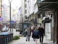 Ambiente en la renovada calle San Andrés, este martes