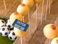 Pinchos de Montesqueiro en la inauguración del museo del Dépor