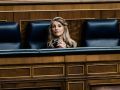 La marcha de Yolanda Díaz acelera la búsqueda de un líder en Sumar a un año de las elecciones generales Díaz, durante el Pleno del Congreso el 24 de febrero