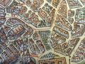 Mapa del lugar que ocupaba la antigua capilla de San Roque a las puertas del Campo de la Leña, ahora plaza de España