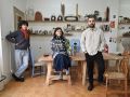 Andrea Pavón, Pablo y Miguel Muñoz, en Estudio Río Río