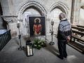 Cuadro de Ecce Homo expuesto en la iglesia de San Francisco de Betanzos