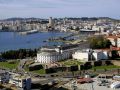 14 octubre 2024A CoruÃ±a.- PanorÃ¡micas de la ciudadPuerto deportivo y Hospital Abente y Lago