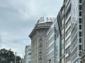 Logo del Banco Pastor en el Cantón Pequeño de A Coruña
