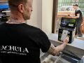 La estación de alquiler de baterías portátiles en LaChula, en Emilia Pardo Bazán