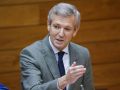 Rueda, durante a súa intervención deste mércores no Parlamento