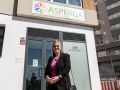 Herminia Barcia, en el local de Asperga en la avenida de Oza