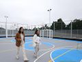 La concejala de Infraestructuras, Noemí Díaz, y la alcaldesa, Inés Rey