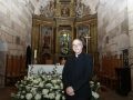 Ricardo Vázquez, en la iglesia de Santiago