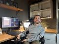 Héctor Álvarez, en su lugar de trabajo