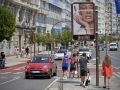 Un termómetro marca 31 grados, este martes, en Linares Rivas