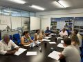 Los alcaldes y alcaldesas del Consorcio As Mariñas, esta mañana en su sede de Bergondo