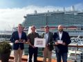 Presentación del sello del eclipse en A Coruña