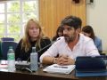 El PSOE de Cambre alerta sobre las deficiencias en el colegio de Brexo Lema El portavoz socialista, Diego Alcantarilla, en un pleno de Cambre