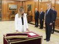 Isabel Perelló, la primera mujer que preside el Poder Judicial, promete su cargo ante el rey