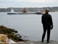 Remolcan un carguero averiado hasta el puerto de A Coruña