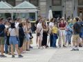 Turistas en María Pita