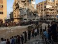 Netanyahu ordena atacar "objetivos terroristas" en la Franja de Gaza Excavadoras trabajan en el centro de Gaza