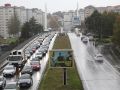 Las obras en Alfonso Molina obligarán a cortar durante dos meses el enlace de A Grela Atasco en Matogrande por las obras que obligaron a cortar el enlace entre A Grela y Alfonso Molina