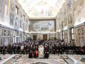 El papa León XIV preside la recepción de este sábadocon el mundo del cine en el Palacio Apostólico del Vaticano