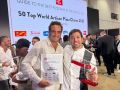 El equipo de GROSSO en la gala de Londres, donde la cadena fue nombrada Mejor Cadena de Pizza Artesanal de España
