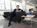 El director general de ITG, Carlos Calvo, posa en las oficinas del centro tecnológico en los Cantones