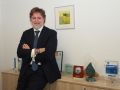 El director general de ITG, Carlos Calvo, posa en las oficinas del centro tecnológico en los Cantones