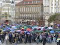 Los participantes recorrieron las calles del centro
