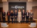Representantes del Club Cámara Noroeste,del Círculo de Empresarios de Galicia, Club Financiero de Santiago yde Nordés Club Empresarial