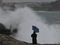 Temporal en A Coruña, olas