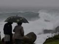 Temporal en A Coruña, olas