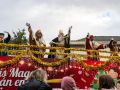 Los Reyes, en una cabalgata anterior en Oleiros