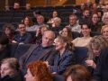 Yolanda Díaz, junto a Gonzalo Castro (concejal de Cultura de A Coruña), este viernes 2 de diciembre en el Palacio de la Ópera