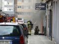 Incendio en el barrio de Os Mallos