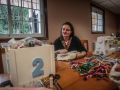Chus Martínez, en el taller de su casa