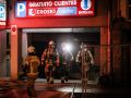 Incendio en un garaje en Pérez Cepeda