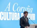 El gerente del Consorcio de Turismo da Coruña, Antón Álvarez, ayer en la presentación en Fitur