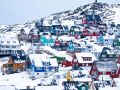 Vista de una zona de Nuuk, la capital de Groenlandia