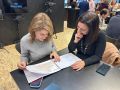 El entorno de la Torre de Lanzós, la apuesta de Betanzos para abrir un Parador de Turismo Raquel Sánchez y María Barral se reunieron esta mañana en Fitur