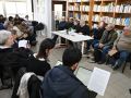 Los representantes de los distintos colectivos comparecieron en la sede de la Alexandre Bóveda, en A Coruña