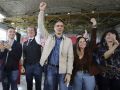 Pedro Sánchez, durante un acto de precampaña en Castilla y León