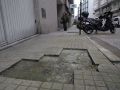 Desperfectos en la calle Sinforiano López