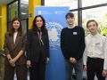 Omar Badriev Gazizov y Lois Queijeiro Varela, del Instituto Plurilingüe de Elviña