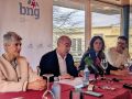 Francisco Jorquera, acompañado de sus compañeros, anuncia su retirada de la vida política al terminar la legislatura