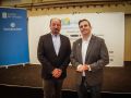 Xosé merelles, director de Turismo de Galicia, en su visita a las  jornadas de Turismo Europa en el Hotel Finisterre