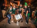 El emú, durante la celebración de San Patricio en el Penique