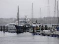 Barcos amarrados en la zona de Marina Coruña