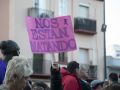 Protesta contra el último feminicidio en Zaragoza el 21 de marzo